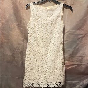 Aryeh Ivory Lace Mini Dress